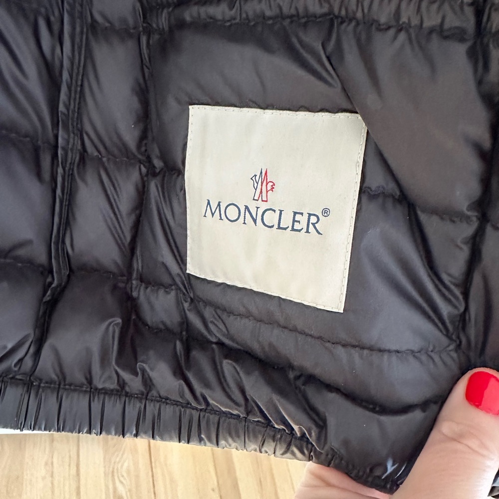 Moncler Black Quilted Puffer Jacket - Picture 4 of 10